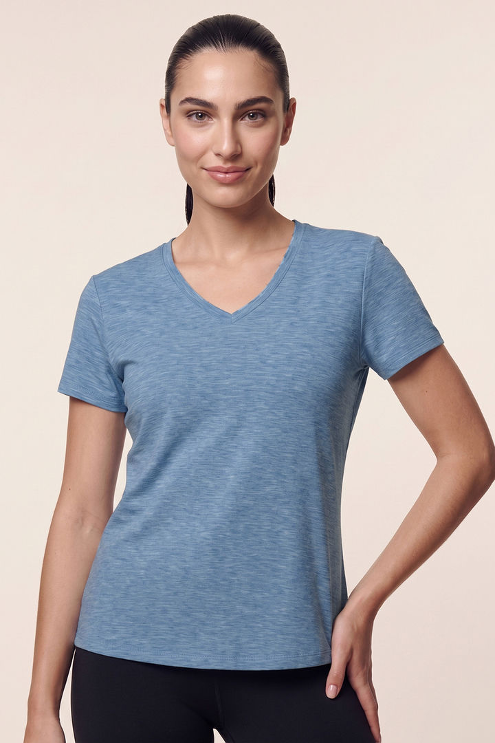 Zelocity Quick Dry Relaxed Top - Light Blue — image 2